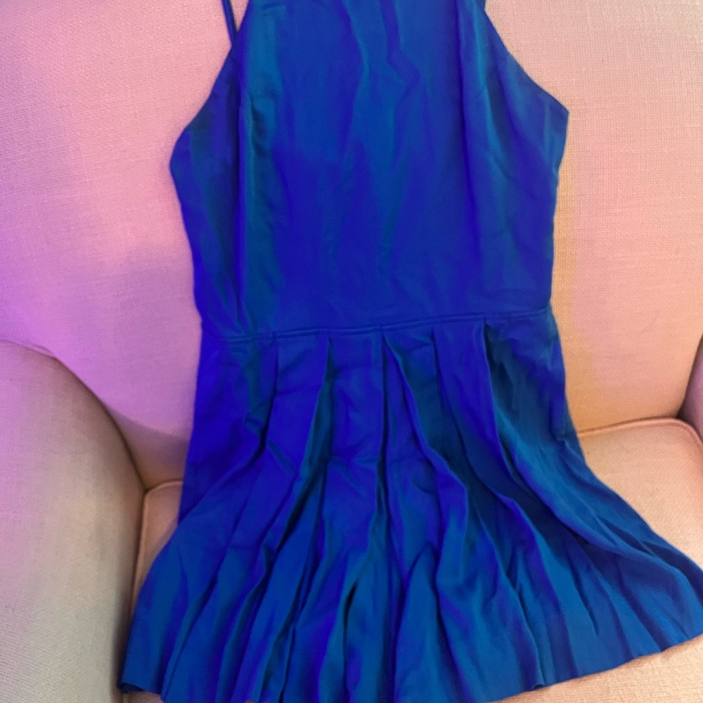 1. State Vibrant Blue Zip-Up Romper